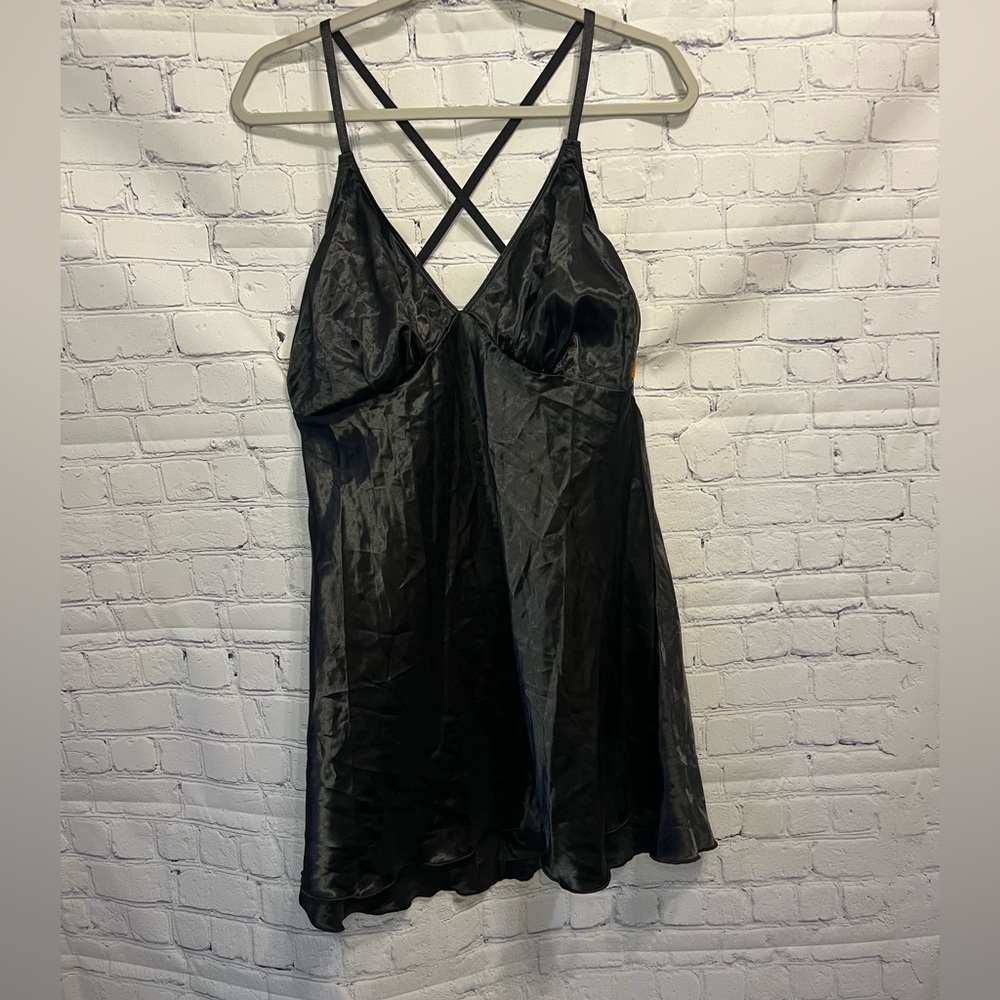 Pure Romance Black Chemise